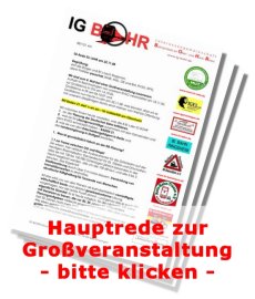 Hauptrede zur Großkundgebung