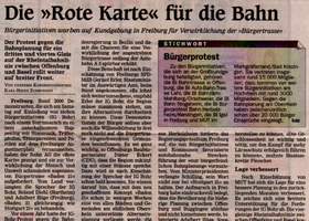 Die "Rote Karte" fr die Bahn