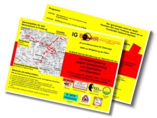 Offizieller Flyer zur Großkundgebung