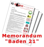 Memorandum BADEN 21