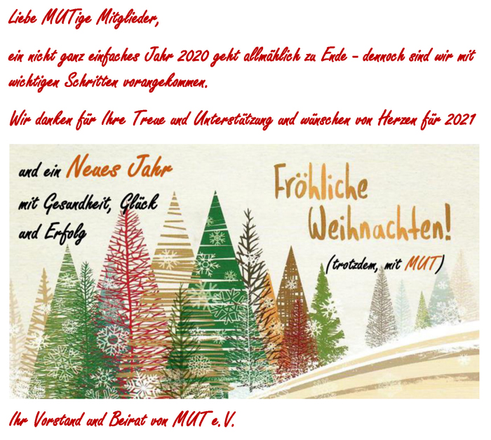Frohe Weihnachten 2020