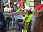 Protestaktion gegen Erörterung 38