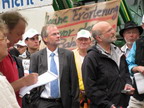 Protestaktion gegen Erörterung 54