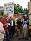Protestaktion gegen Erörterung 61
